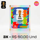 3x Envelope Selecionado com Extra Sticker Garantida Oficial FIFA World Cup 2026™